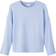 Preisvergleich für Oberteile: Pullover NKFVICTI  hellblau Gr. 122/128 Mädchen Kinder