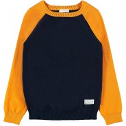 Preisvergleich für Oberteile: Pullover NMMVUSPER , Organic Cotton dunkelblau Gr. 92 Jungen Kleinkinder