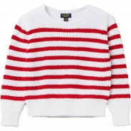 Preisvergleich für Oberteile: Pullover  rot Gr. 110 Mädchen Kinder