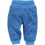Preisvergleich für Hosen: Pumphose Strickfleece mit Strickbund Jogginghosen NewbornU blau Gr. 86
