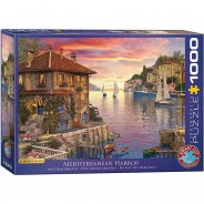 Preisvergleich für Puzzle: Puzzle 1000 Teile-Mittelmeerhafen