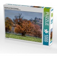 Preisvergleich für Puzzle: Puzzle CALVENDO Puzzle Alte Eiche im Tierpark Sababurg - 1000 Teile Foto-Puzzle glückliche Stunden  Kinder