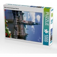 Preisvergleich für Puzzle: Puzzle CALVENDO Puzzle Blick auf das Hamburger Rathaus - 1000 Teile Foto-Puzzle glückliche Stunden  Kinder