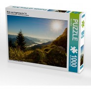 Preisvergleich für Puzzle: Puzzle CALVENDO Puzzle Blick vom Vogelsang ins Tal - 1000 Teile Foto-Puzzle glückliche Stunden  Kinder