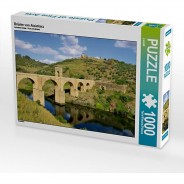 Preisvergleich für Puzzle: Puzzle CALVENDO Puzzle Brücke von Alcántara - 1000 Teile Foto-Puzzle glückliche Stunden  Kinder