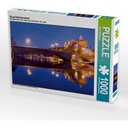 Preisvergleich für Puzzle: Puzzle CALVENDO Puzzle Burg Giebichenstein - 1000 Teile Foto-Puzzle glückliche Stunden  Kinder
