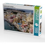 Preisvergleich für Puzzle: Puzzle CALVENDO Puzzle Corricella im Golf von Neapel - 1000 Teile Foto-Puzzle glückliche Stunden  Kinder