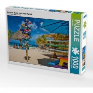 Preisvergleich für Puzzle: Puzzle CALVENDO Puzzle Curaçao - bunte Insel in der Karibik - 1000 Teile Foto-Puzzle glückliche Stunden  Kinder