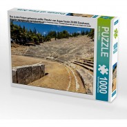 Preisvergleich für Puzzle: Puzzle CALVENDO Puzzle Das in den Felsen gehauene antike Theater von Argos fasste 20.000 Zuschauer, Argolis, Peloponnes, Griechenland - 1000 Teile Foto-Puzzle glückliche Stund