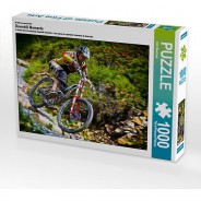 Preisvergleich für Puzzle: Puzzle CALVENDO Puzzle Downhill Moments - 1000 Teile Foto-Puzzle glückliche Stunden  Kinder