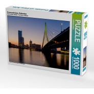 Preisvergleich für Puzzle: Puzzle CALVENDO Puzzle Erasmusbrücke, Rotterdam - 1000 Teile Foto-Puzzle glückliche Stunden  Kinder