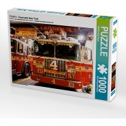 Preisvergleich für Puzzle: Puzzle CALVENDO Puzzle F.D.N.Y.  Feuerwehr New York - 1000 Teile Foto-Puzzle glückliche Stunden  Kinder
