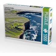 Preisvergleich für Puzzle: Puzzle CALVENDO Puzzle Festung Dun Aenghus - 1000 Teile Foto-Puzzle glückliche Stunden  Kinder