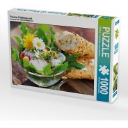 Preisvergleich für Puzzle: Puzzle CALVENDO Puzzle Frischer Frühlingssalat - 1000 Teile Foto-Puzzle glückliche Stunden  Kinder