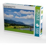 Preisvergleich für Puzzle: Puzzle CALVENDO Puzzle Kapelle bei Hegratsried, Ostallgäu - 1000 Teile Foto-Puzzle glückliche Stunden  Kinder