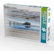 Preisvergleich für Puzzle: Puzzle CALVENDO Puzzle Küstenstreifen an der Nordsee - 1000 Teile Foto-Puzzle glückliche Stunden  Kinder
