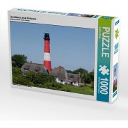 Preisvergleich für Puzzle: Puzzle CALVENDO Puzzle Leuchtturm, Insel Pellworm - 1000 Teile Foto-Puzzle glückliche Stunden  Kinder