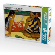 Preisvergleich für Puzzle: Puzzle CALVENDO Puzzle Paul Gauguin. Zwei Frauen von Tahiti, 1892 - 1000 Teile Foto-Puzzle glückliche Stunden  Kinder