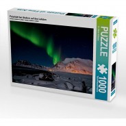 Preisvergleich für Puzzle: Puzzle CALVENDO Puzzle Polarlicht bei Utakleiv auf den Lofoten - 1000 Teile Foto-Puzzle glückliche Stunden  Kinder