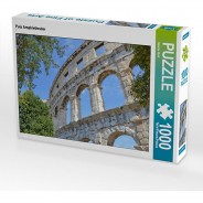 Preisvergleich für Puzzle: Puzzle CALVENDO Puzzle Pula Amphietheater - 1000 Teile Foto-Puzzle glückliche Stunden  Kinder