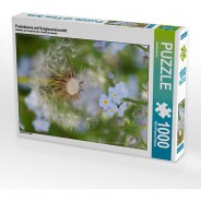 Preisvergleich für Puzzle: Puzzle CALVENDO Puzzle Pusteblume mit Vergissmeinnicht - 1000 Teile Foto-Puzzle glückliche Stunden  Kinder
