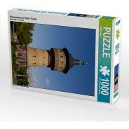 Preisvergleich für Puzzle: Puzzle CALVENDO Puzzle Wasserturm in Halle / Saale - 1000 Teile Foto-Puzzle glückliche Stunden  Kinder