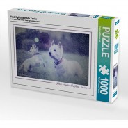 Preisvergleich für Puzzle: Puzzle CALVENDO Puzzle West Highland White Terrier - 1000 Teile Foto-Puzzle glückliche Stunden  Kinder