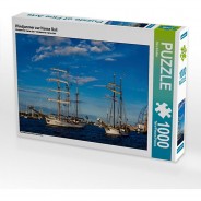 Preisvergleich für Puzzle: Puzzle CALVENDO Puzzle Windjammer zur Hanse Sail - 1000 Teile Foto-Puzzle glückliche Stunden  Kinder