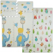 Preisvergleich für Puzzle: Puzzlematte Duo: Eule / Elefanten mehrfarbig