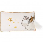 Preisvergleich für Heimtextilien: Recheckiges Kissen Angelia mit Sternen 43x25 cm (46556) weiß Gr. 43 x 25