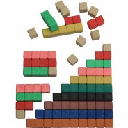 Preisvergleich für Lernspielzeug: Rechenstäbchen in 10 Farben (30 Stück)