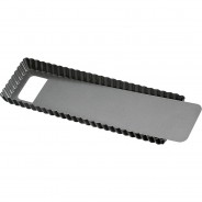 Preisvergleich für Backzubehör: "rechteckige Backform ""La Forme Plus"" Quiche und Obstkuchen 35x13 cm" schwarz  Erwachsene