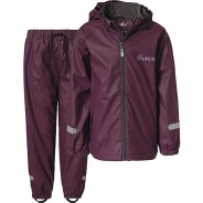 Preisvergleich für Jacken & Outdoorkleidung: Regenanzug PIXY PU  aubergine Gr. 128 Mädchen Kinder