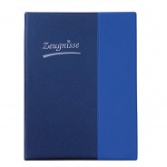 Preisvergleich für Schulbedarf: Ringbuch/Zeugnismappe A4 blau, inkl. 10 Klarsichtfolien