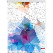 Preisvergleich für Heimtextilien: Rollo Klemmfix, ohne Bohren, blickdicht, Grafik - Bunt bunt Gr. 80 x 150