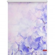 Preisvergleich für Heimtextilien: Rollo Klemmfix, ohne Bohren, blickdicht, Hortensie - Lila violett Gr. 45 x 150