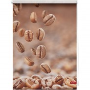 Preisvergleich für Heimtextilien: Rollo Klemmfix, ohne Bohren, blickdicht, Kaffee - Braun braun Gr. 70 x 150