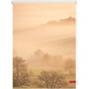 Preisvergleich für Heimtextilien: Rollo Klemmfix, ohne Bohren, blickdicht, Toskana - Orange Braun orange Gr. 70 x 150