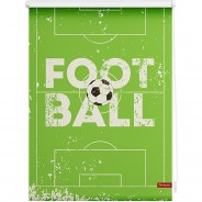 Preisvergleich für Heimtextilien: Rollo Klemmfix, ohne Bohren, Verdunkelung, Football - Hellgrün Gr. 45 x 150