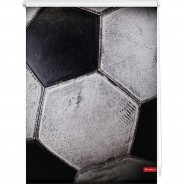 Preisvergleich für Heimtextilien: Rollo Klemmfix, ohne Bohren, Verdunkelung, Retro Fußball - Schwarz-Weiß schwarz/weiß Gr. 90 x 150