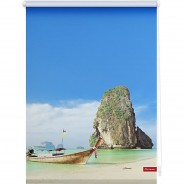 Preisvergleich für Heimtextilien: Rollo Klemmfix, ohne Bohren, Verdunkelung, Thailand - Bunt bunt Gr. 100 x 150
