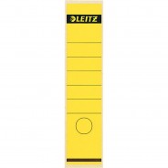Preisvergleich für Schulbedarf: Rückenschilder Ordner 1640 A4 selbstklebend gelb Breite 8 cm, 10 Stück  Kinder