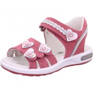 Preisvergleich für Schuhe: Sandale EMILY in WMS Weite M4 pink Gr. 24 Mädchen Kinder