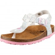 Preisvergleich für Schuhe: Sandalen Bioline Starprint  weiß Gr. 33 Mädchen Kinder