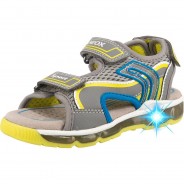 Preisvergleich für Schuhe: Sandalen Blinkies ANDROID  grau/grün Gr. 33 Jungen Kinder