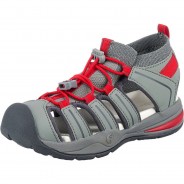Preisvergleich für Schuhe: Sandalen BYRON  grau/rot Gr. 36 Jungen Kinder