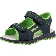 Preisvergleich für Schuhe: Sandalen LEO  von RICHTER blau/grün Gr. 30 Jungen Kinder
