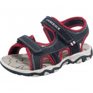 Preisvergleich für Schuhe: Sandalen LEVI  blau/rot Gr. 33 Jungen Kinder