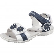 Preisvergleich für Schuhe: Sandalen LINDA  blau/weiß Gr. 35 Mädchen Kinder