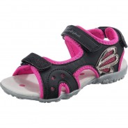 Preisvergleich für Schuhe: Sandalen LINDA  schwarz/pink Gr. 32 Mädchen Kinder